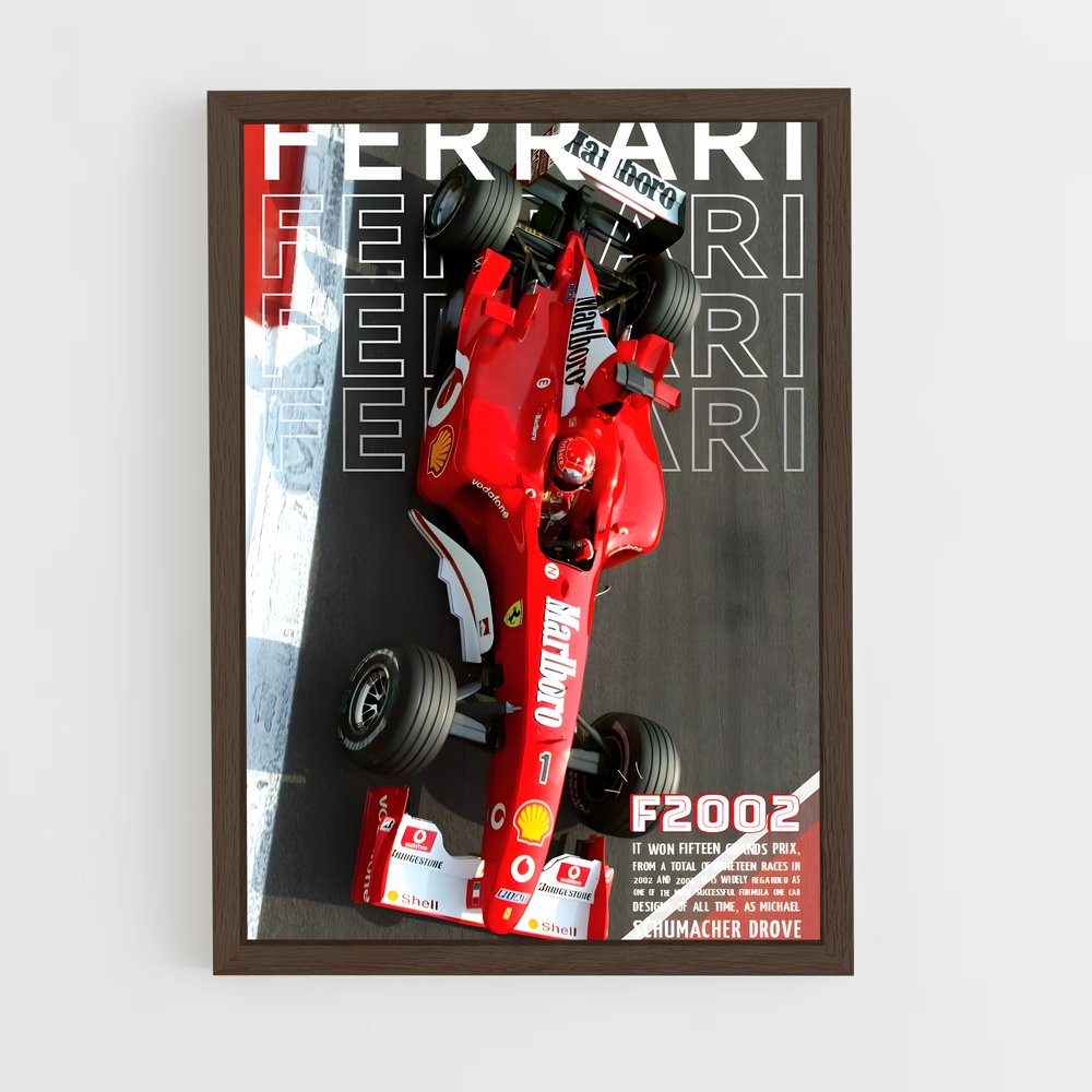 Poster F1 Legend – affiche Voitures de Formule 1 (vue 5)